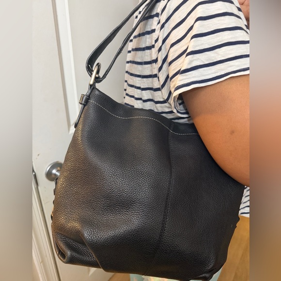 Coach Black Leather Hobo Bag - Picture 3 of 16